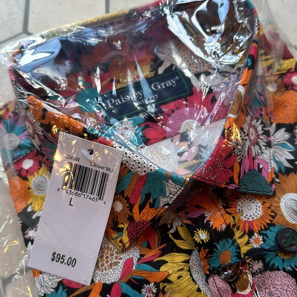 New in Package! Paisley & Gray Long Sleeve Button Down Shirt 🌻💙🌻 - Picture 4 of 7